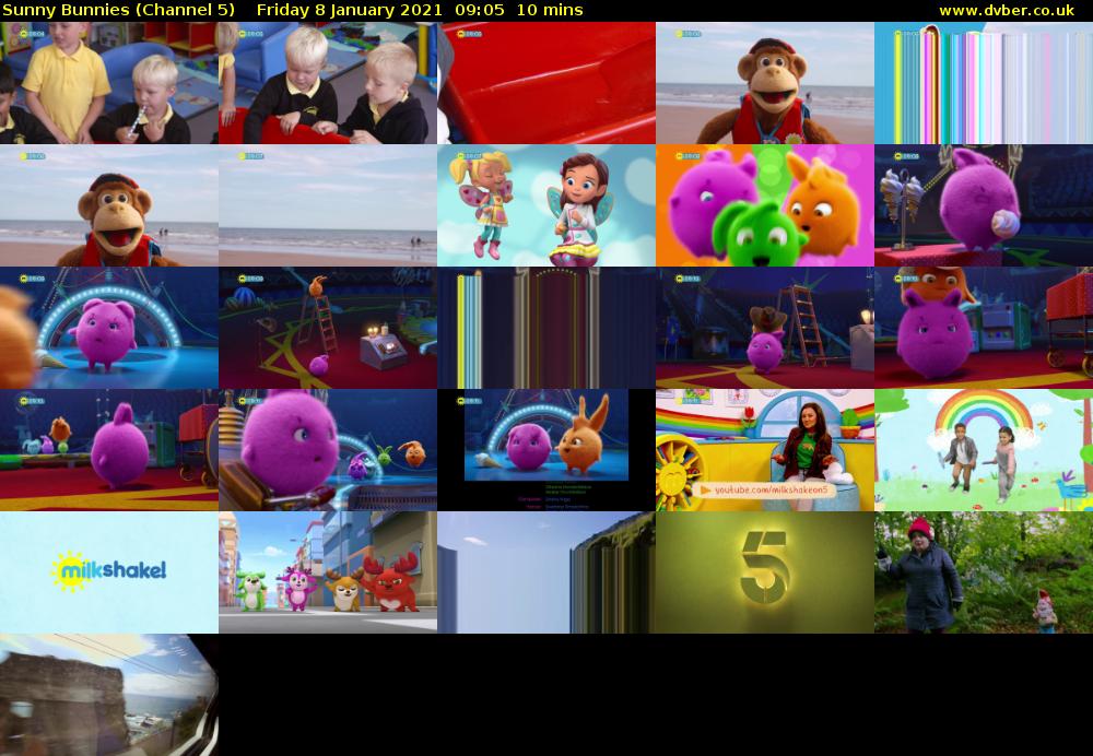 Sunny Bunnies (Channel 5) Friday 8 January 2021 09:05 - 09:15