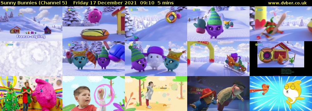 Sunny Bunnies (Channel 5) Friday 17 December 2021 09:10 - 09:15
