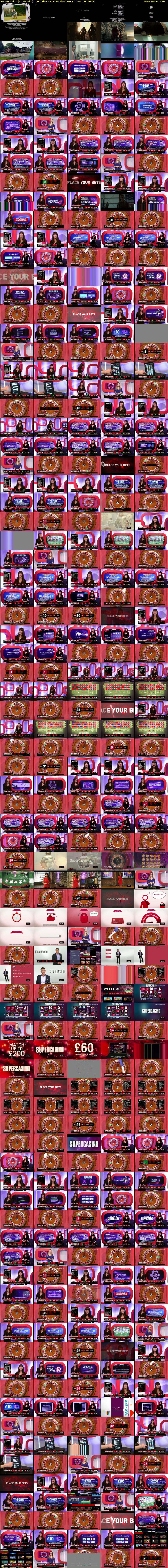 SuperCasino (Channel 5) Monday 27 November 2017 01:40 - 03:10