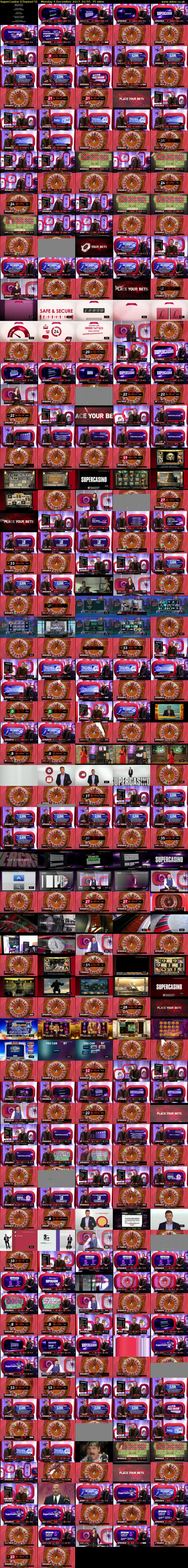 SuperCasino (Channel 5) Monday 4 December 2017 01:55 - 03:10