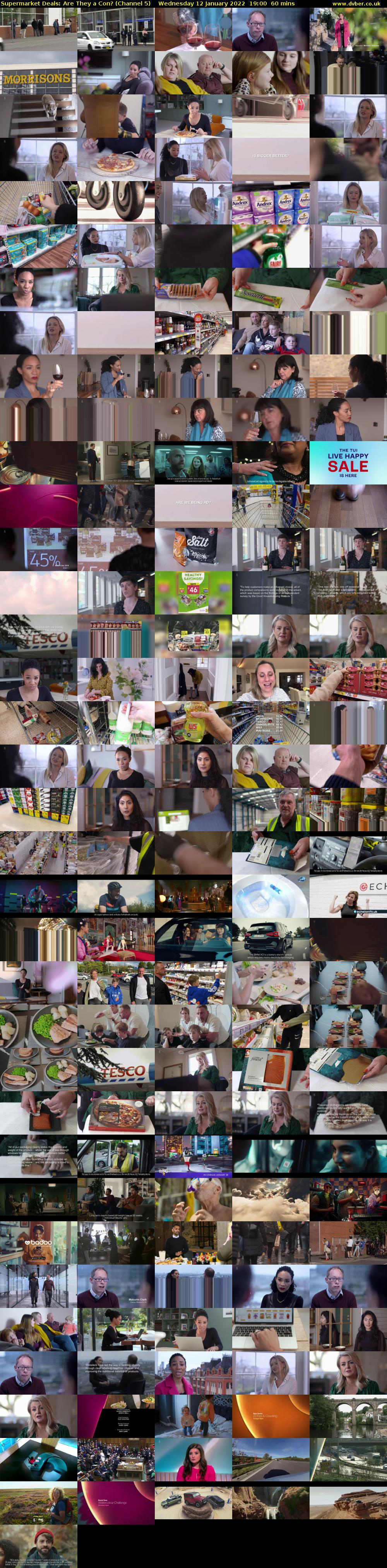 Supermarket Deals: Are They a Con? (Channel 5) Wednesday 12 January 2022 19:00 - 20:00