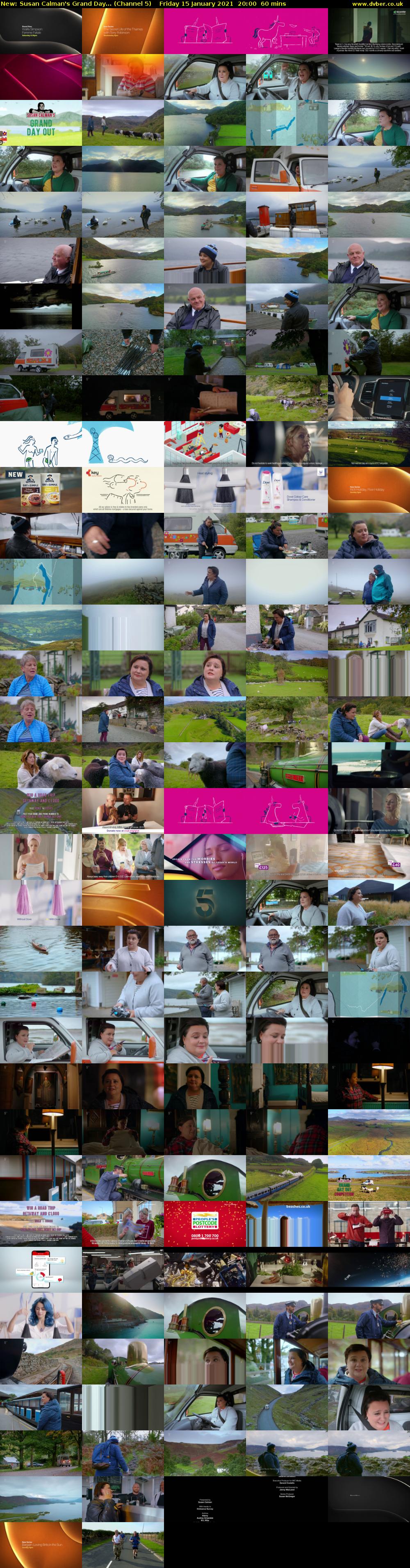 Susan Calman's Grand Day... (Channel 5) Friday 15 January 2021 20:00 - 21:00