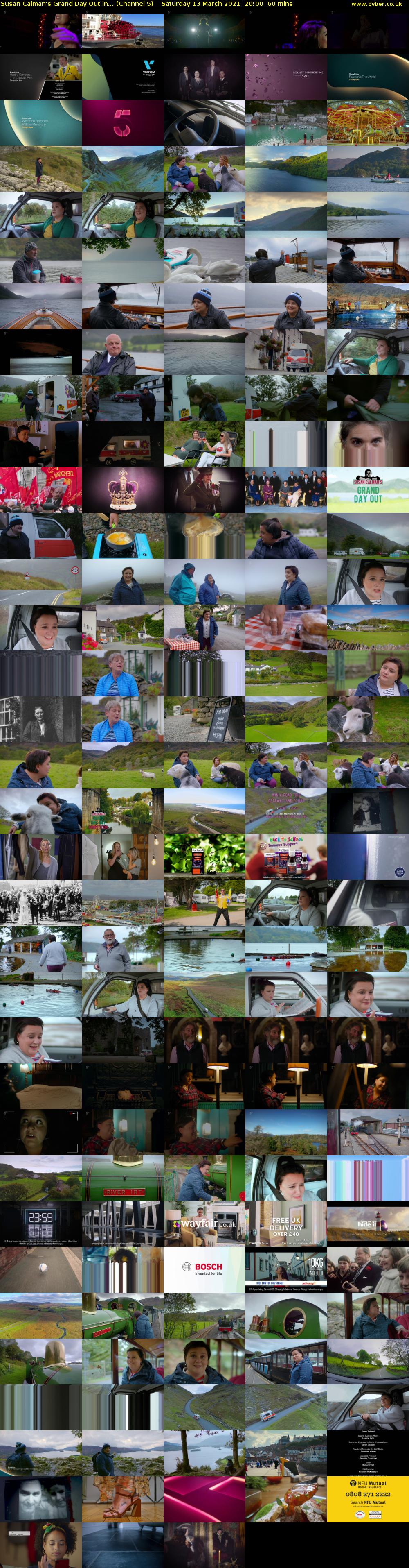 Susan Calman's Grand Day Out in... (Channel 5) Saturday 13 March 2021 20:00 - 21:00