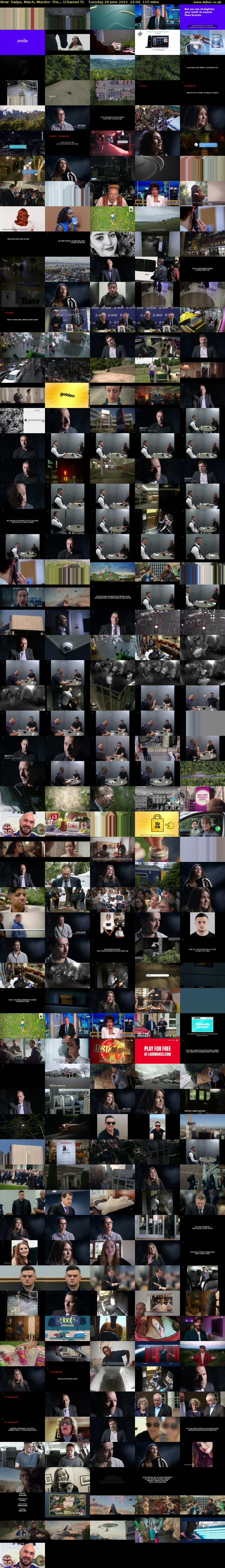 Swipe, Match, Murder: The... (Channel 5) Tuesday 28 June 2022 22:00 - 23:55