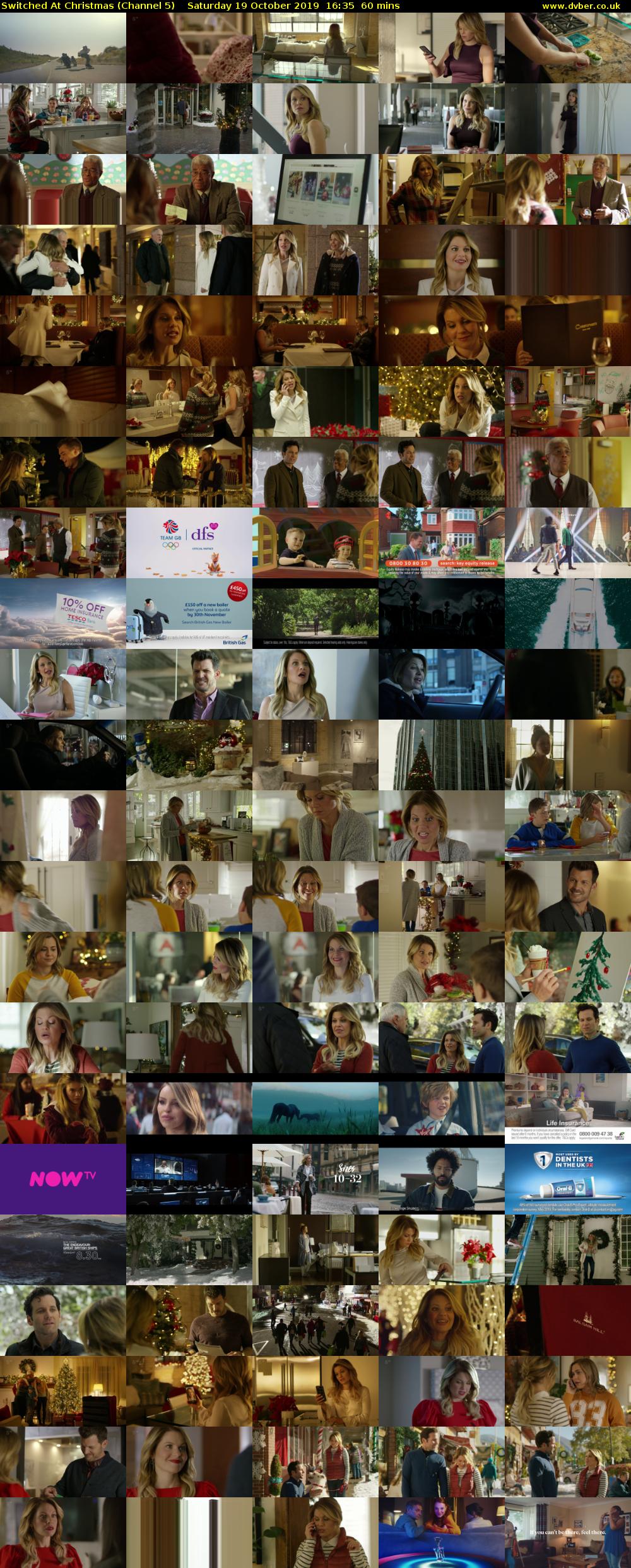Switched At Christmas (Channel 5) Saturday 19 October 2019 16:35 - 17:35