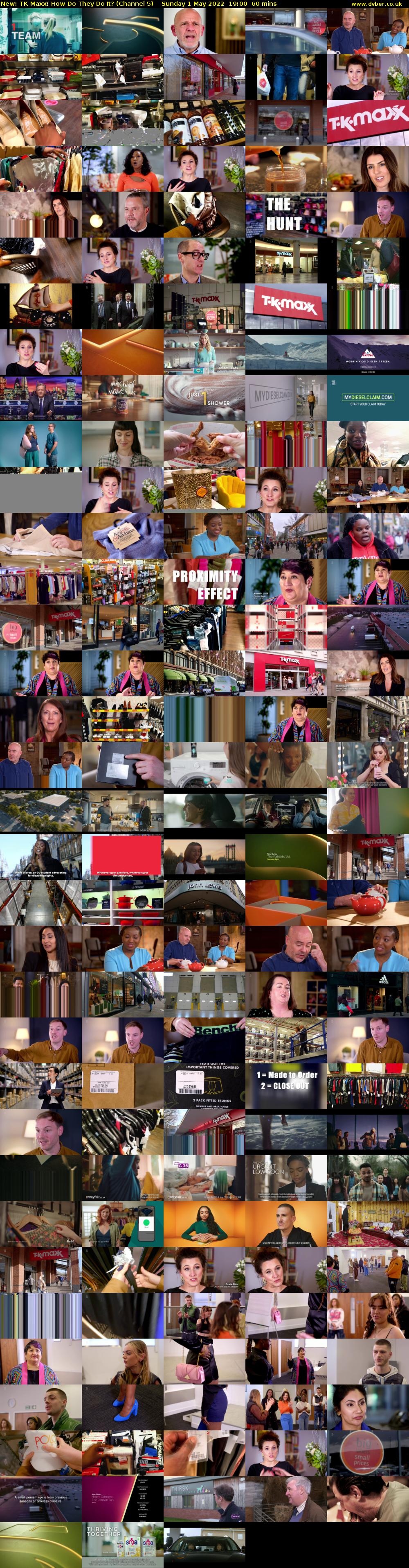 TK Maxx: How Do They Do It? (Channel 5) Sunday 1 May 2022 19:00 - 20:00