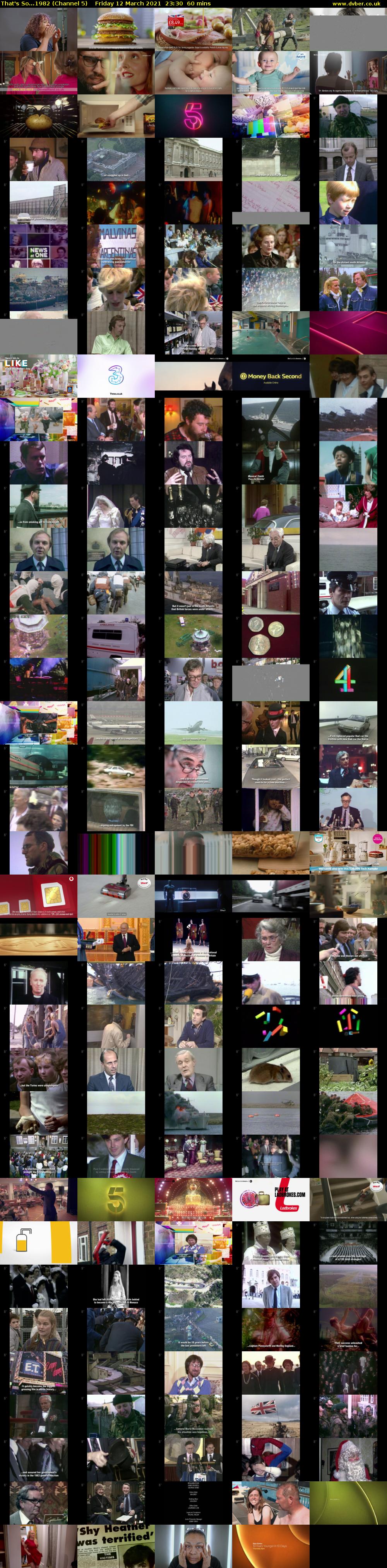 That's So...1982 (Channel 5) Friday 12 March 2021 23:30 - 00:30