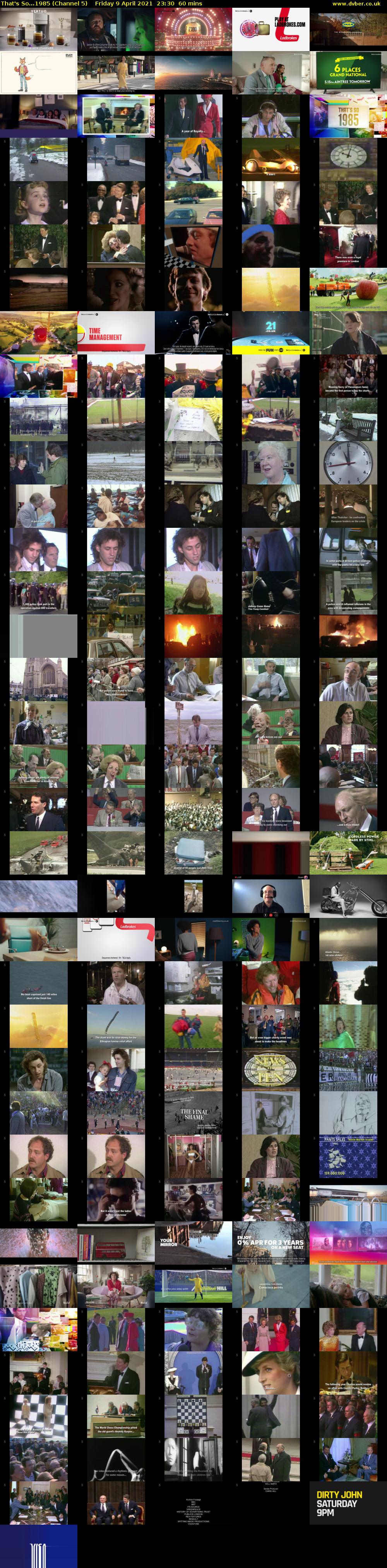 That's So...1985 (Channel 5) Friday 9 April 2021 23:30 - 00:30