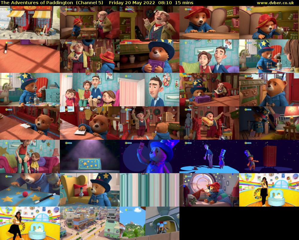 The Adventures of Paddington  (Channel 5) Friday 20 May 2022 08:10 - 08:25