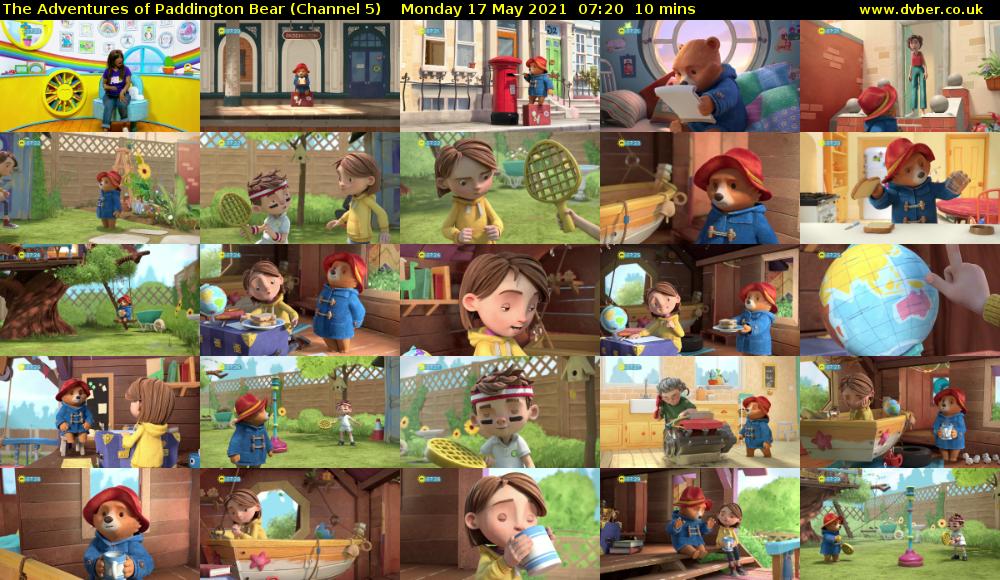 The Adventures of Paddington Bear (Channel 5) Monday 17 May 2021 07:20 - 07:30