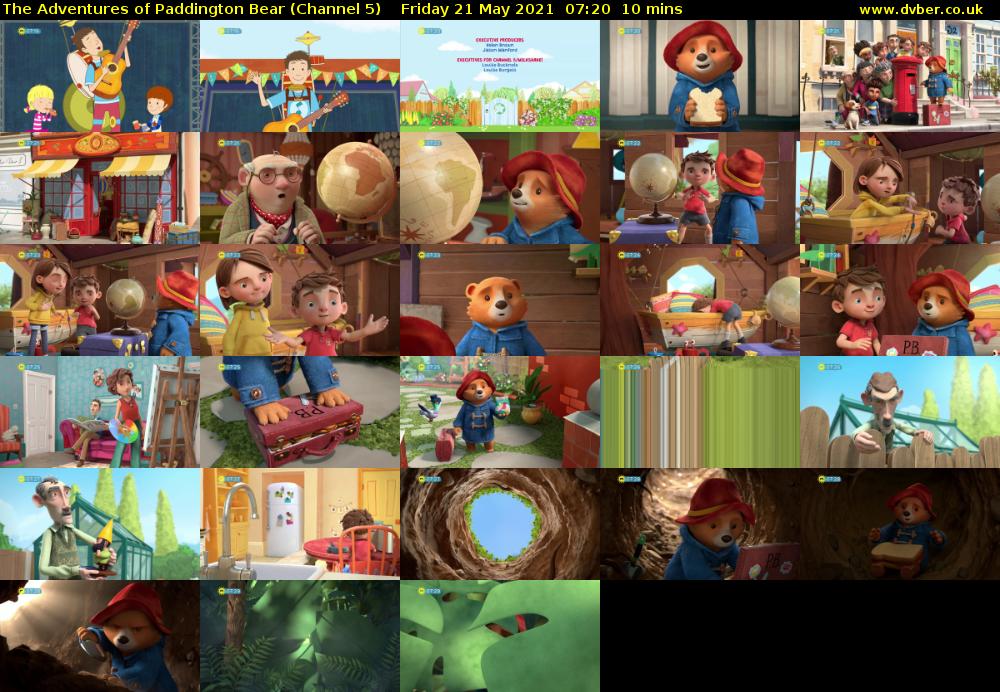 The Adventures of Paddington Bear (Channel 5) Friday 21 May 2021 07:20 - 07:30