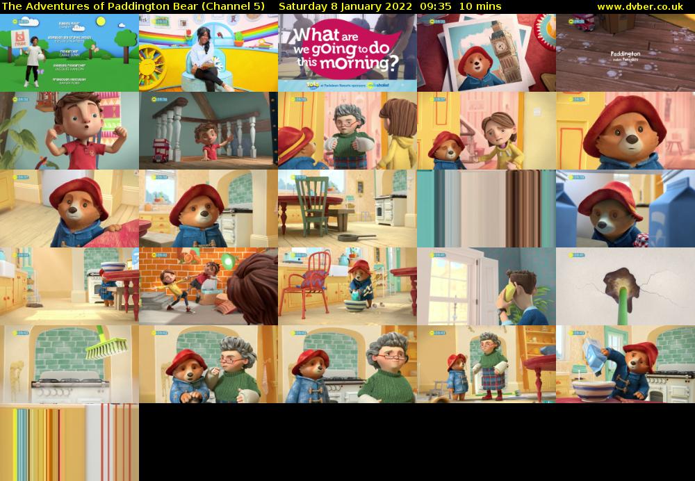 The Adventures of Paddington Bear (Channel 5) Saturday 8 January 2022 09:35 - 09:45