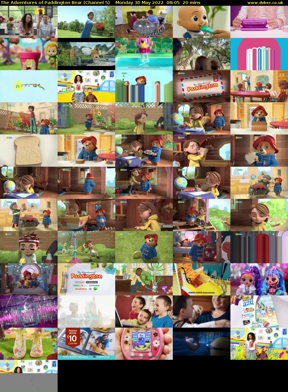 The Adventures of Paddington Bear (Channel 5) Monday 30 May 2022 08:05 - 08:25
