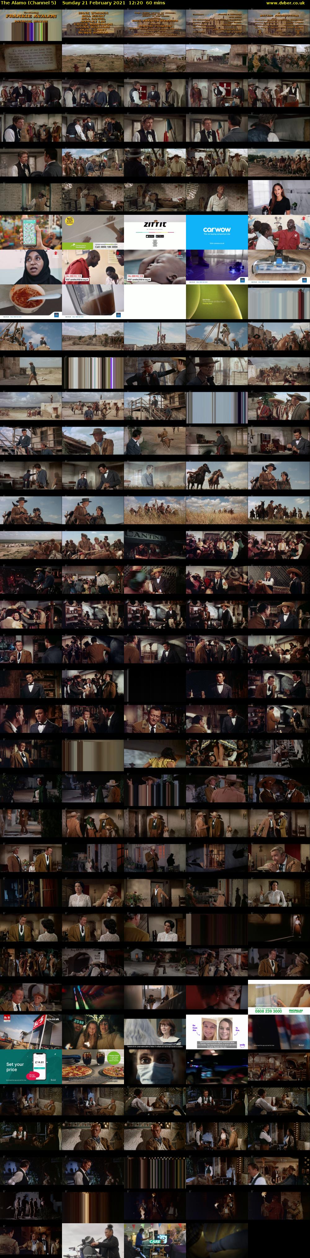 The Alamo (Channel 5) Sunday 21 February 2021 12:20 - 13:20