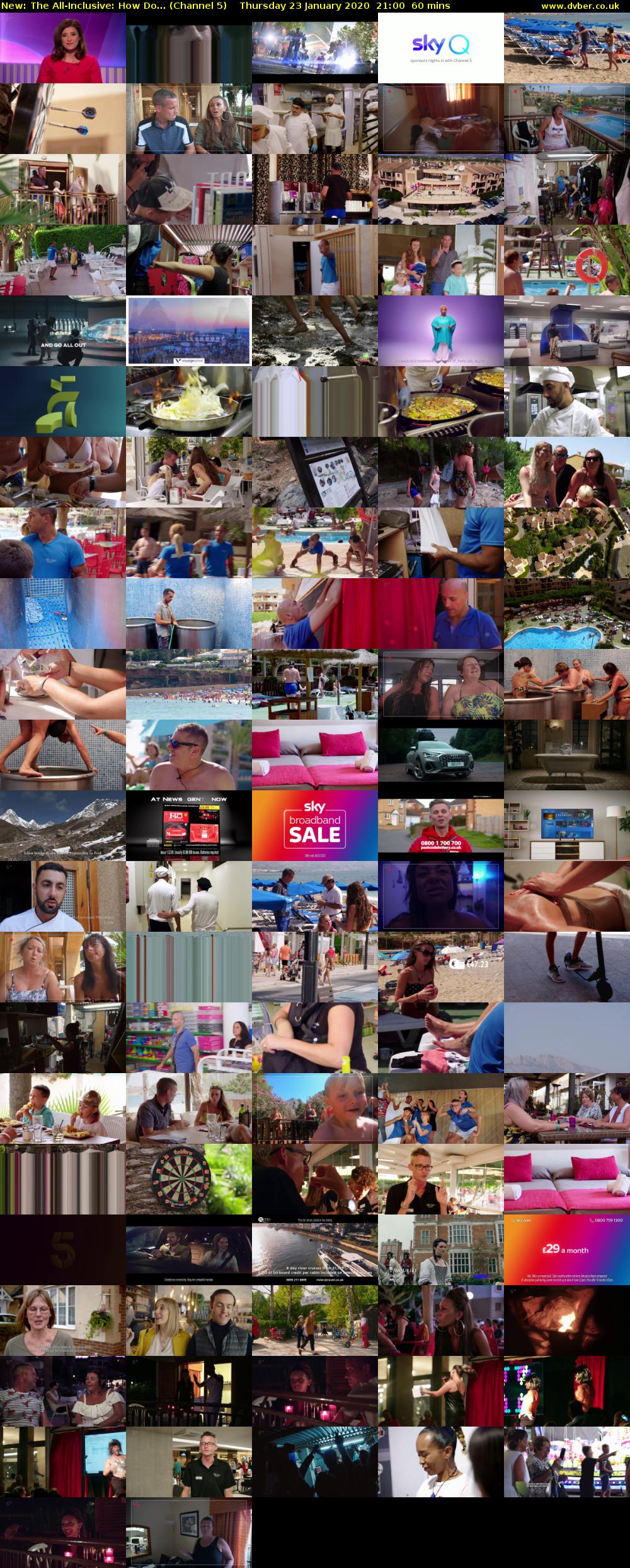 The All-Inclusive: How Do... (Channel 5) Thursday 23 January 2020 21:00 - 22:00