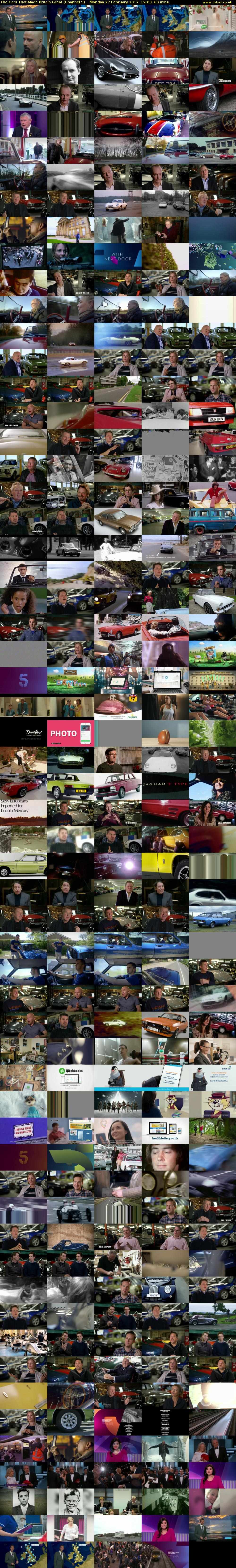 The Cars That Made Britain Great (Channel 5) Monday 27 February 2017 19:00 - 20:00