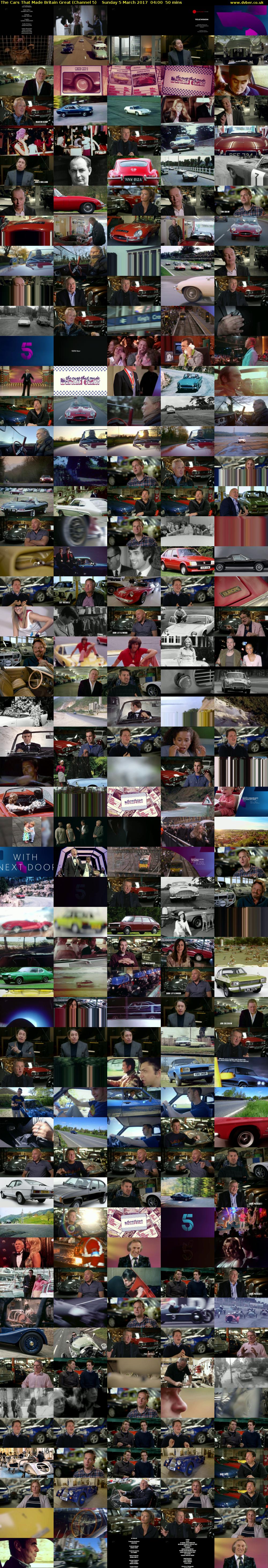 The Cars That Made Britain Great (Channel 5) Sunday 5 March 2017 04:00 - 04:50