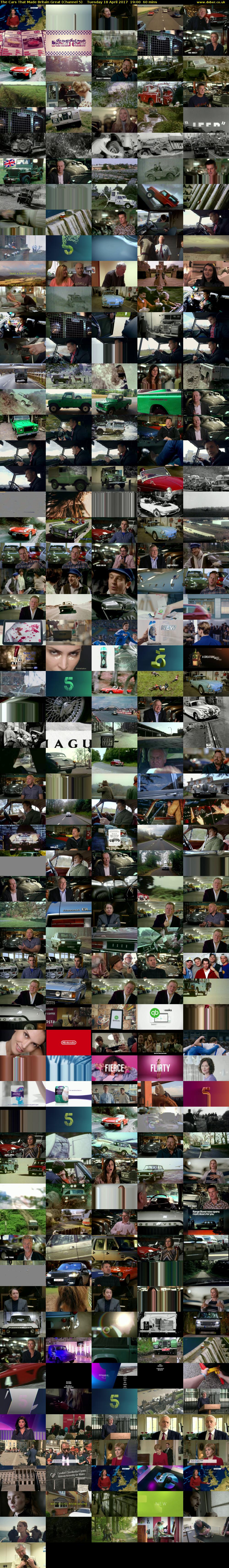 The Cars That Made Britain Great (Channel 5) Tuesday 18 April 2017 19:00 - 20:00