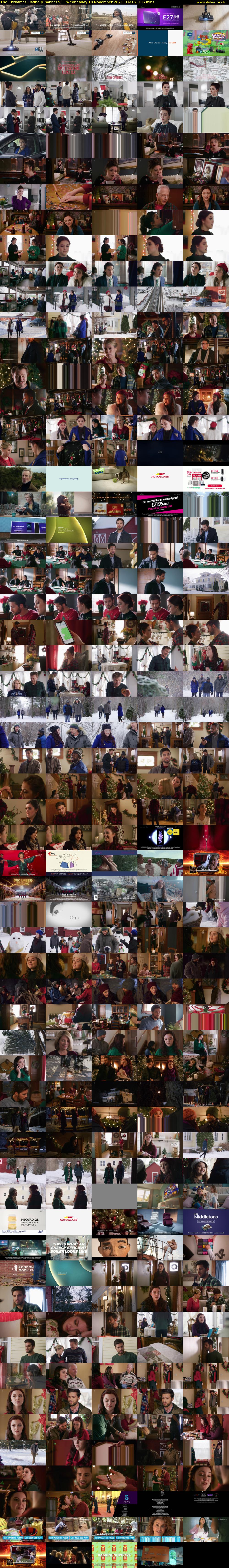 The Christmas Listing (Channel 5) Wednesday 10 November 2021 14:15 - 16:00