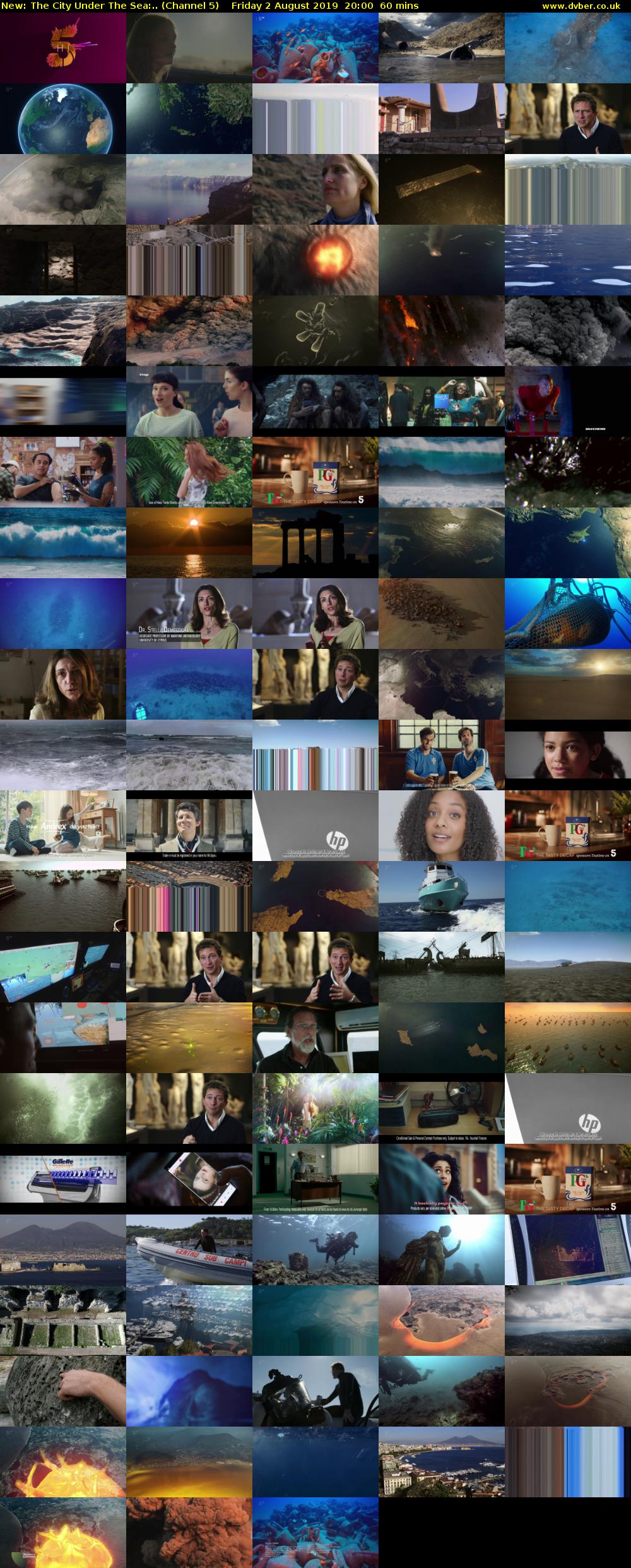 The City Under The Sea:.. (Channel 5) Friday 2 August 2019 20:00 - 21:00
