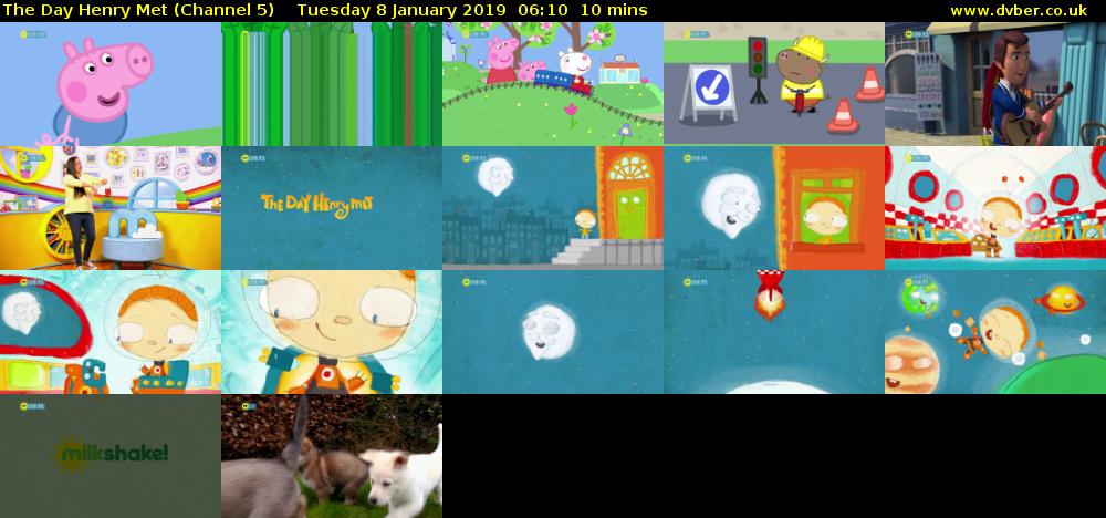 The Day Henry Met (Channel 5) Tuesday 8 January 2019 06:10 - 06:20