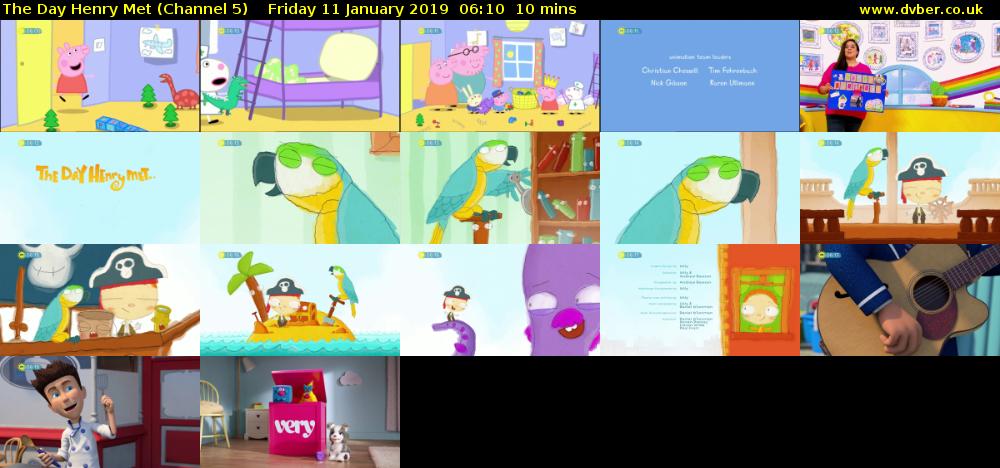 The Day Henry Met (Channel 5) Friday 11 January 2019 06:10 - 06:20