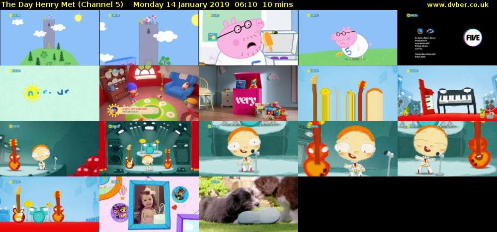 The Day Henry Met (Channel 5) Monday 14 January 2019 06:10 - 06:20