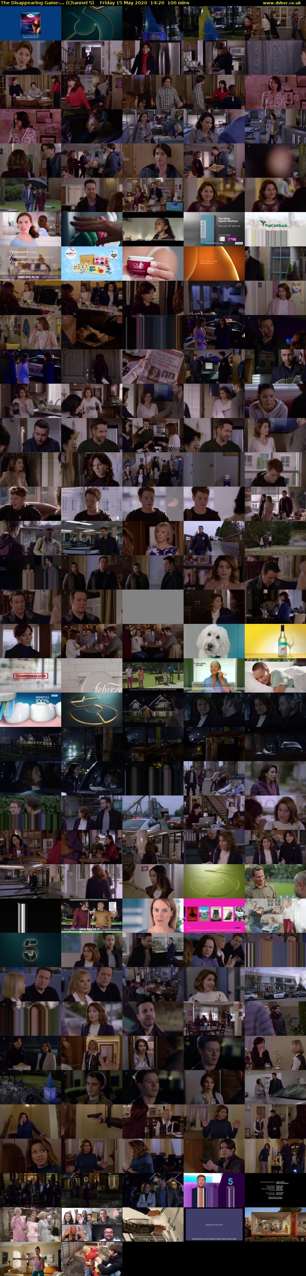 The Disappearing Game-... (Channel 5) Friday 15 May 2020 14:20 - 16:00