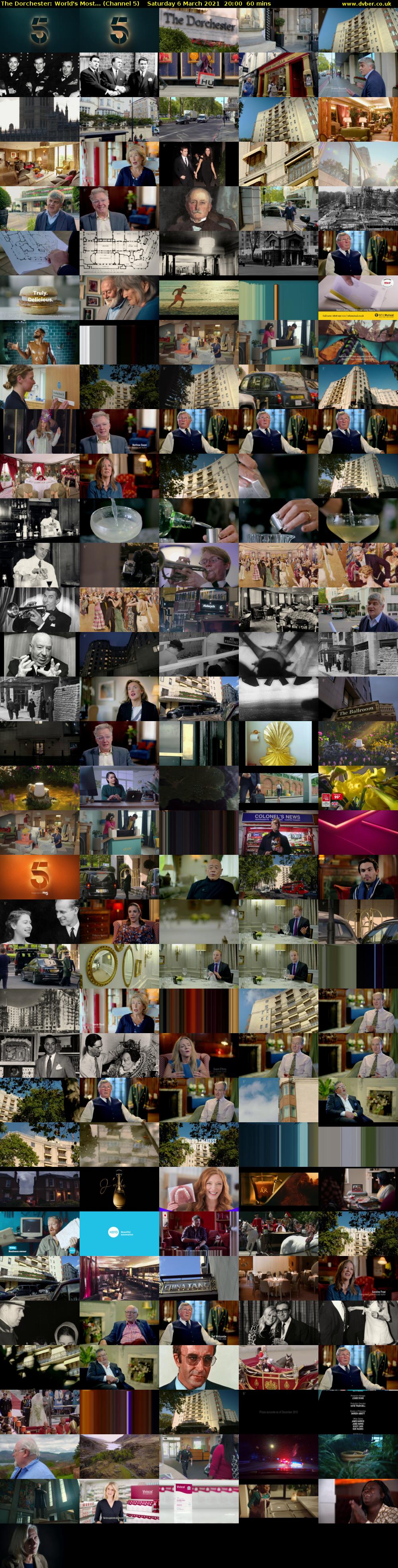 The Dorchester: World's Most... (Channel 5) Saturday 6 March 2021 20:00 - 21:00
