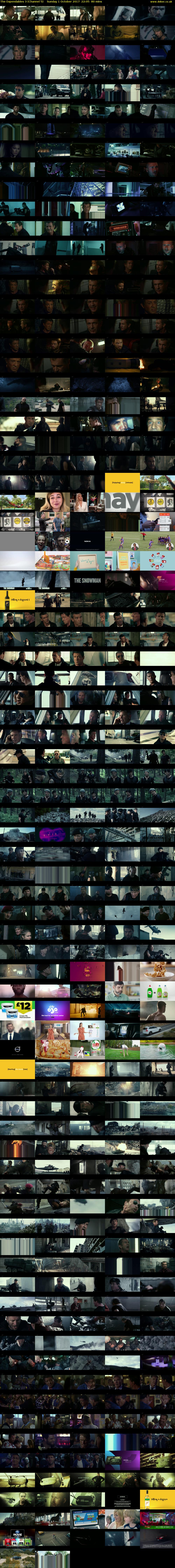 The Expendables 3 (Channel 5) Sunday 1 October 2017 22:05 - 23:25