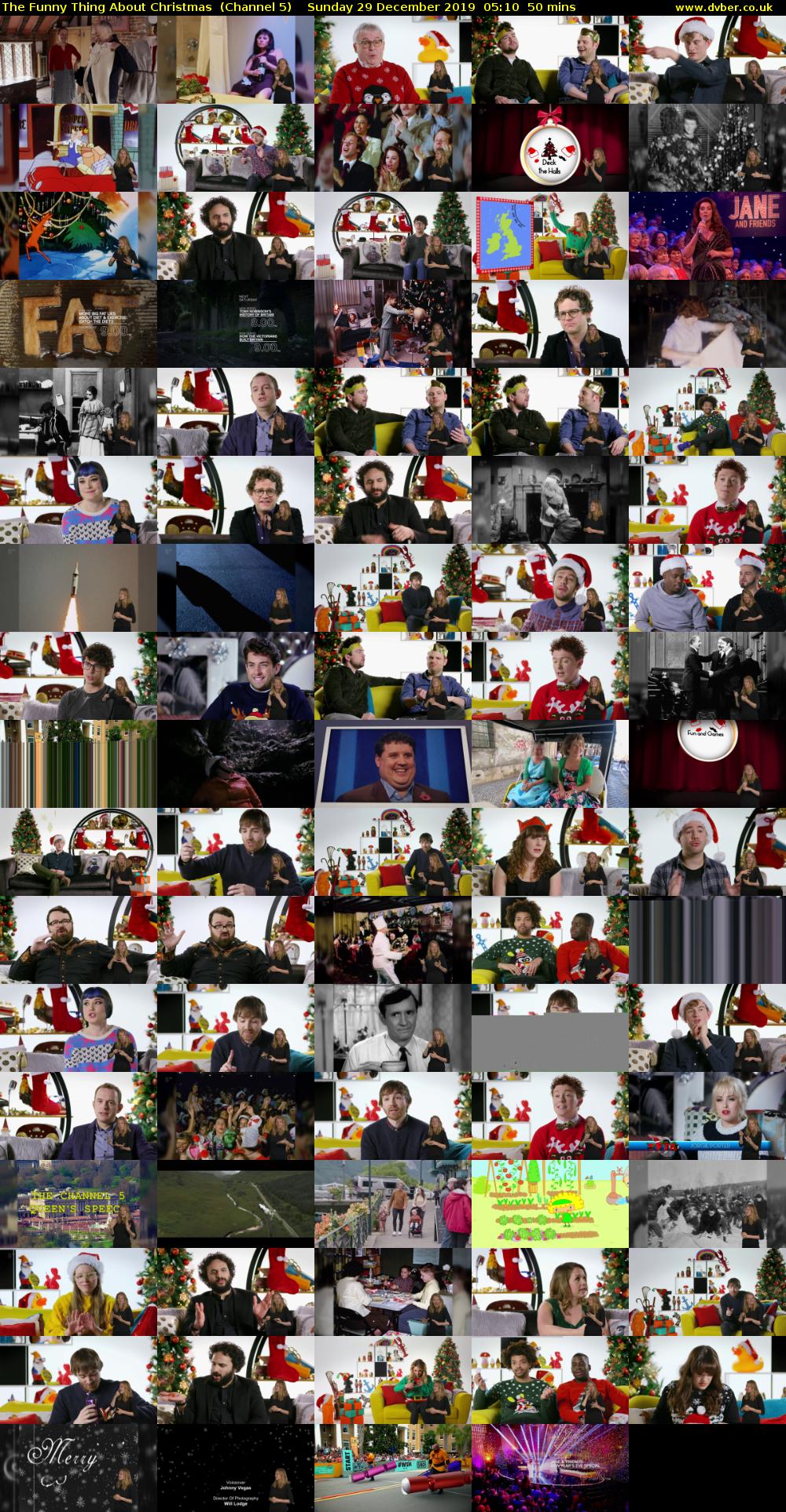 The Funny Thing About Christmas  (Channel 5) Sunday 29 December 2019 05:10 - 06:00