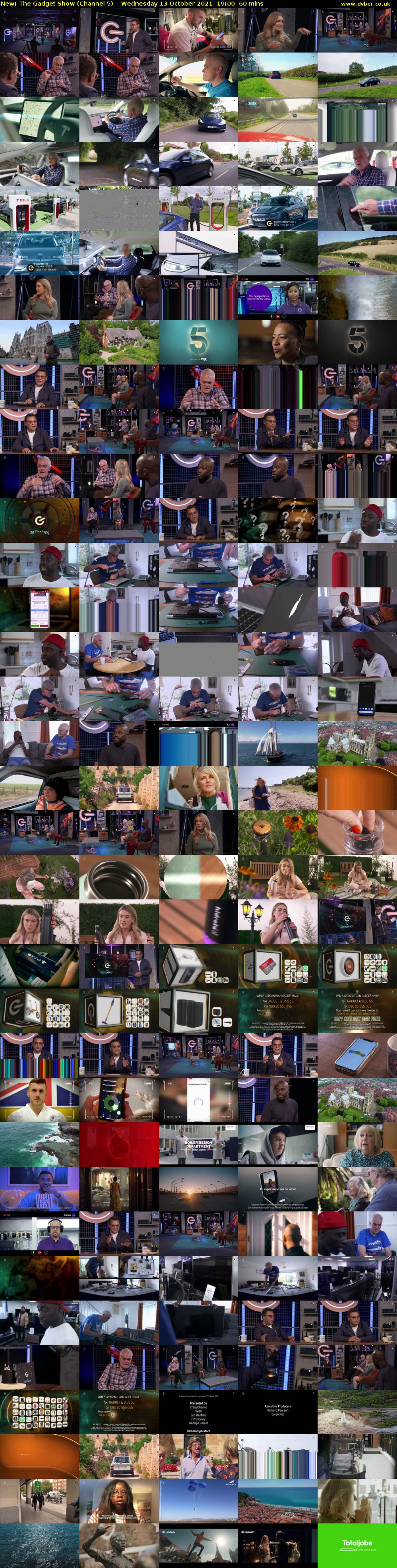 The Gadget Show (Channel 5) Wednesday 13 October 2021 19:00 - 20:00