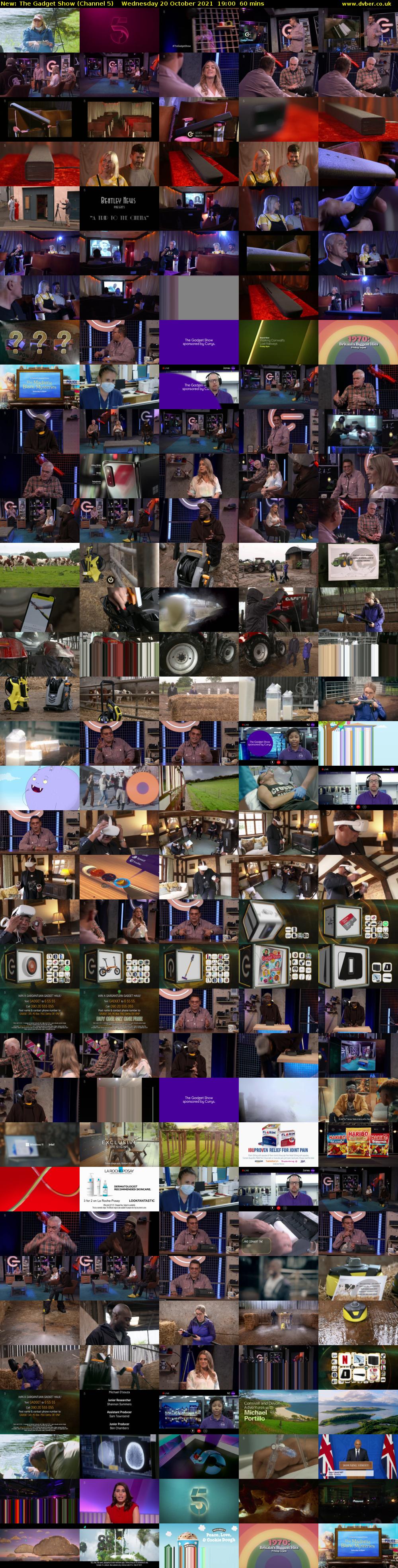 The Gadget Show (Channel 5) Wednesday 20 October 2021 19:00 - 20:00