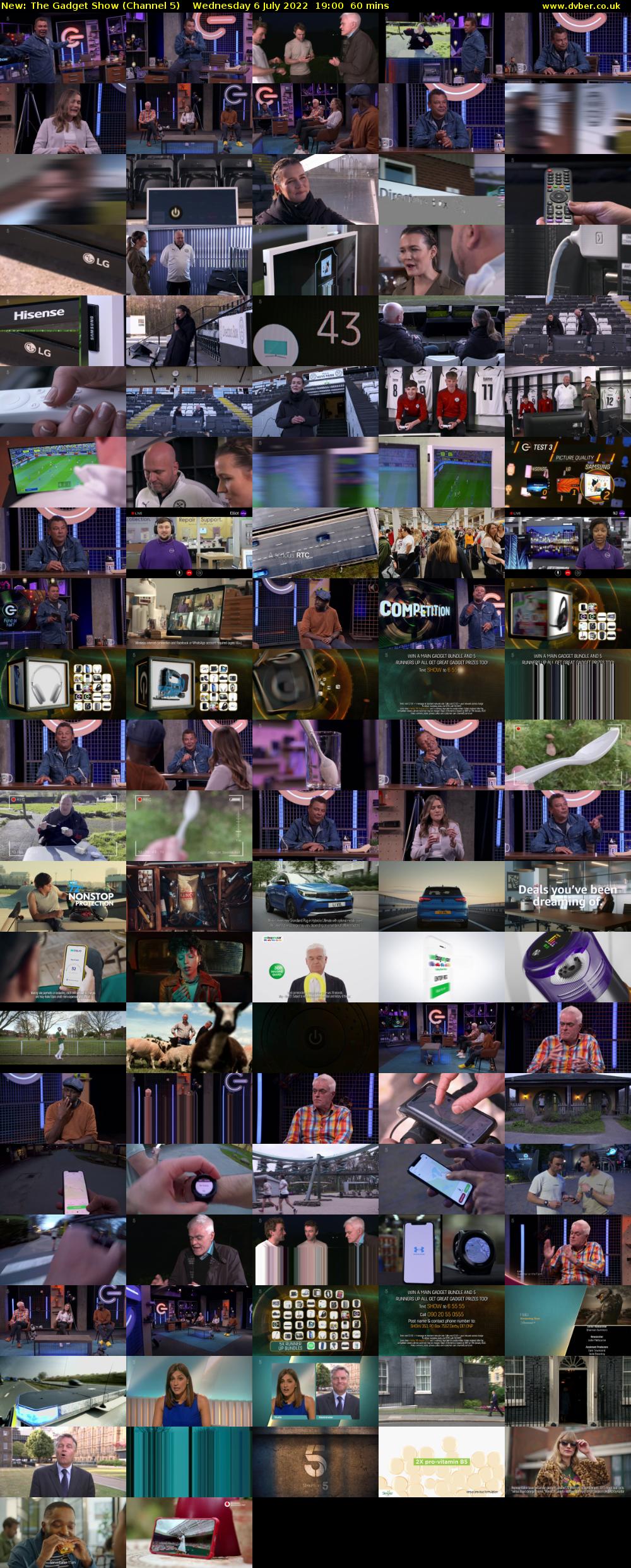 The Gadget Show (Channel 5) Wednesday 6 July 2022 19:00 - 20:00