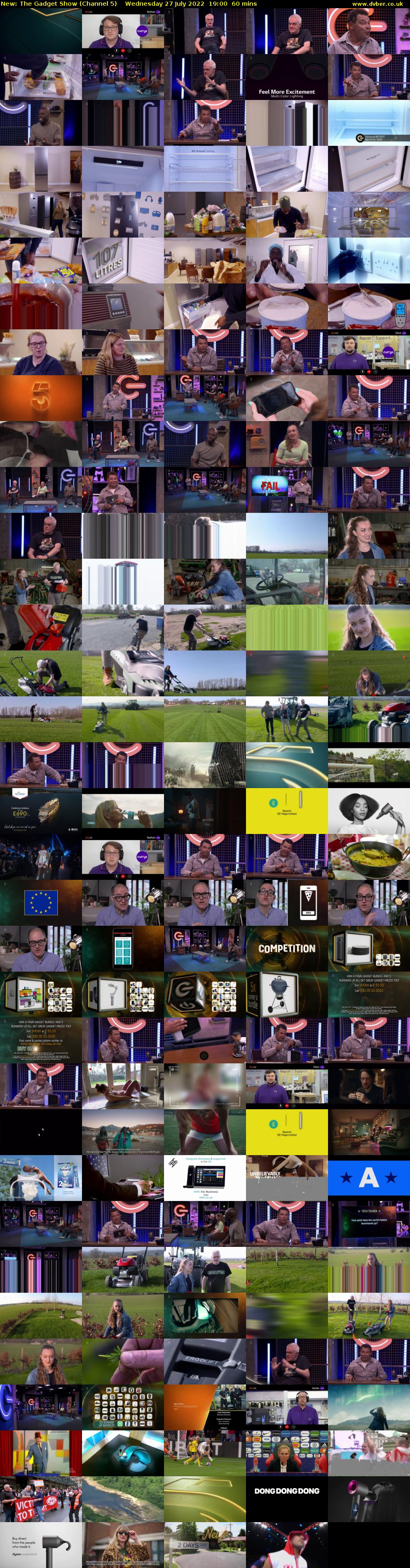 The Gadget Show (Channel 5) Wednesday 27 July 2022 19:00 - 20:00