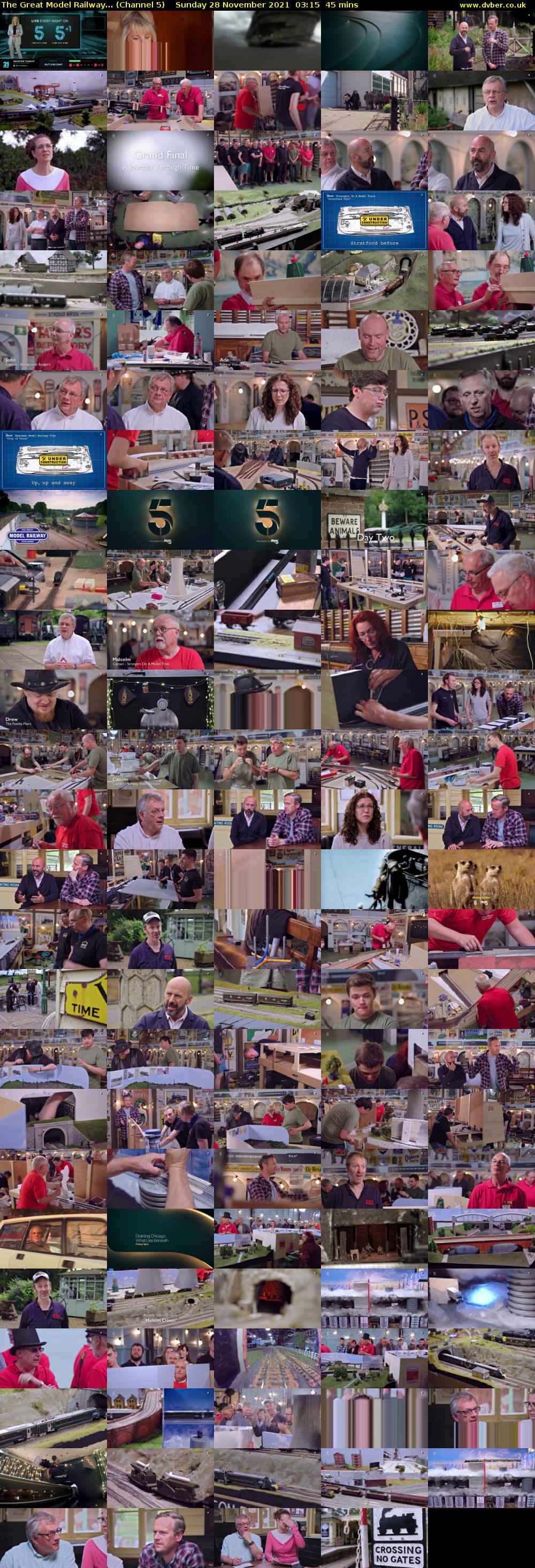 The Great Model Railway... (Channel 5) Sunday 28 November 2021 03:15 - 04:00
