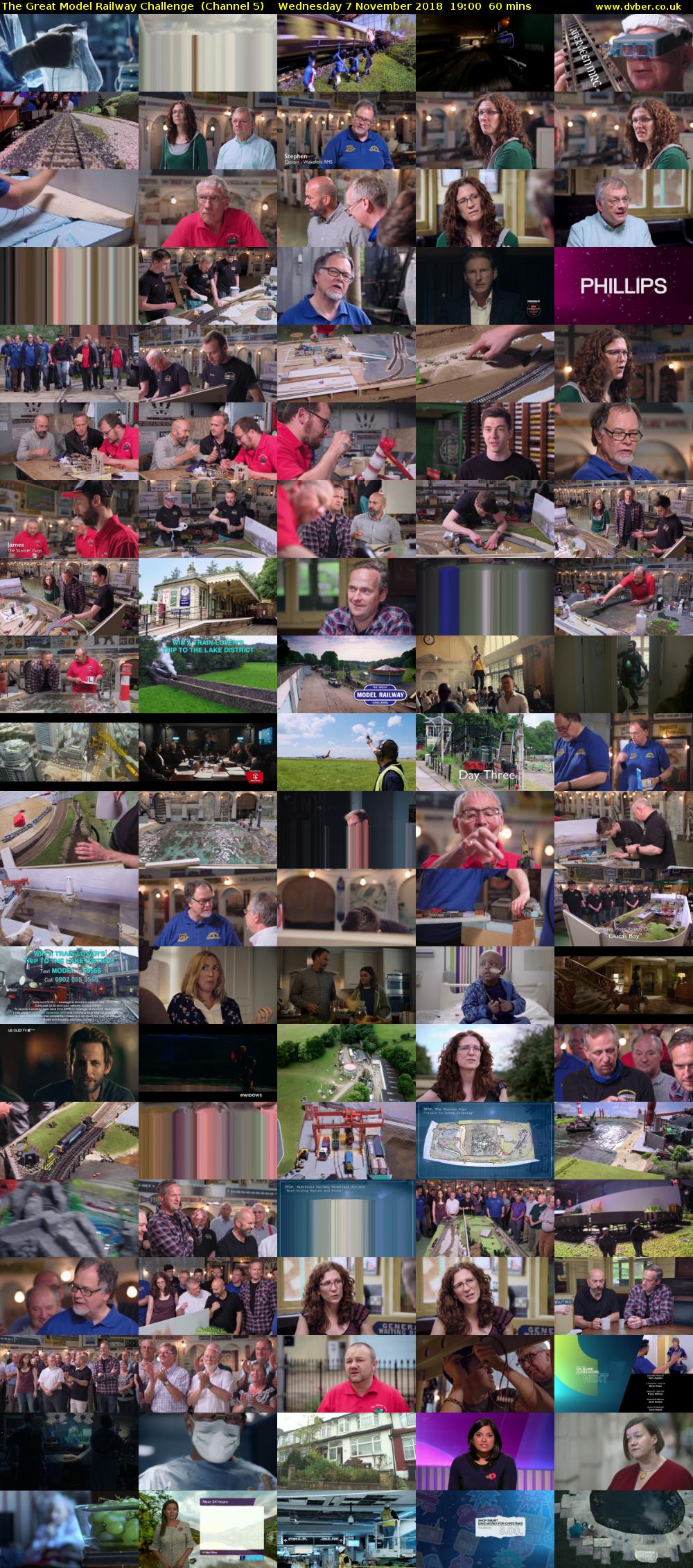 The Great Model Railway Challenge  (Channel 5) Wednesday 7 November 2018 19:00 - 20:00