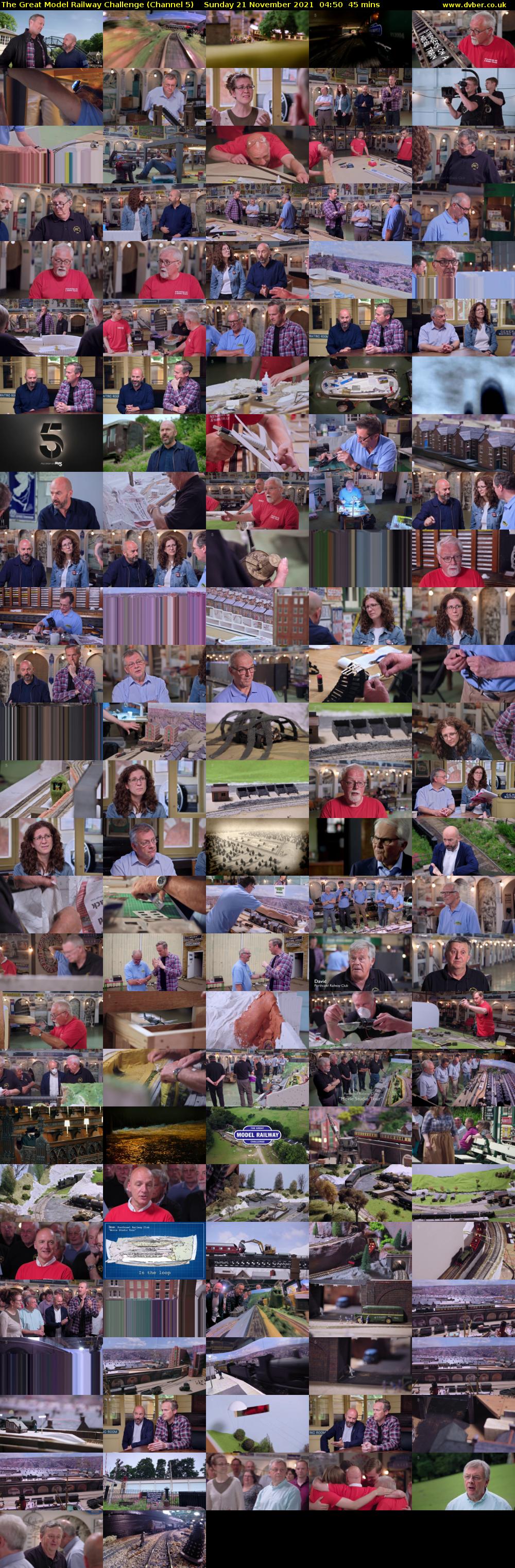 The Great Model Railway Challenge (Channel 5) Sunday 21 November 2021 04:50 - 05:35