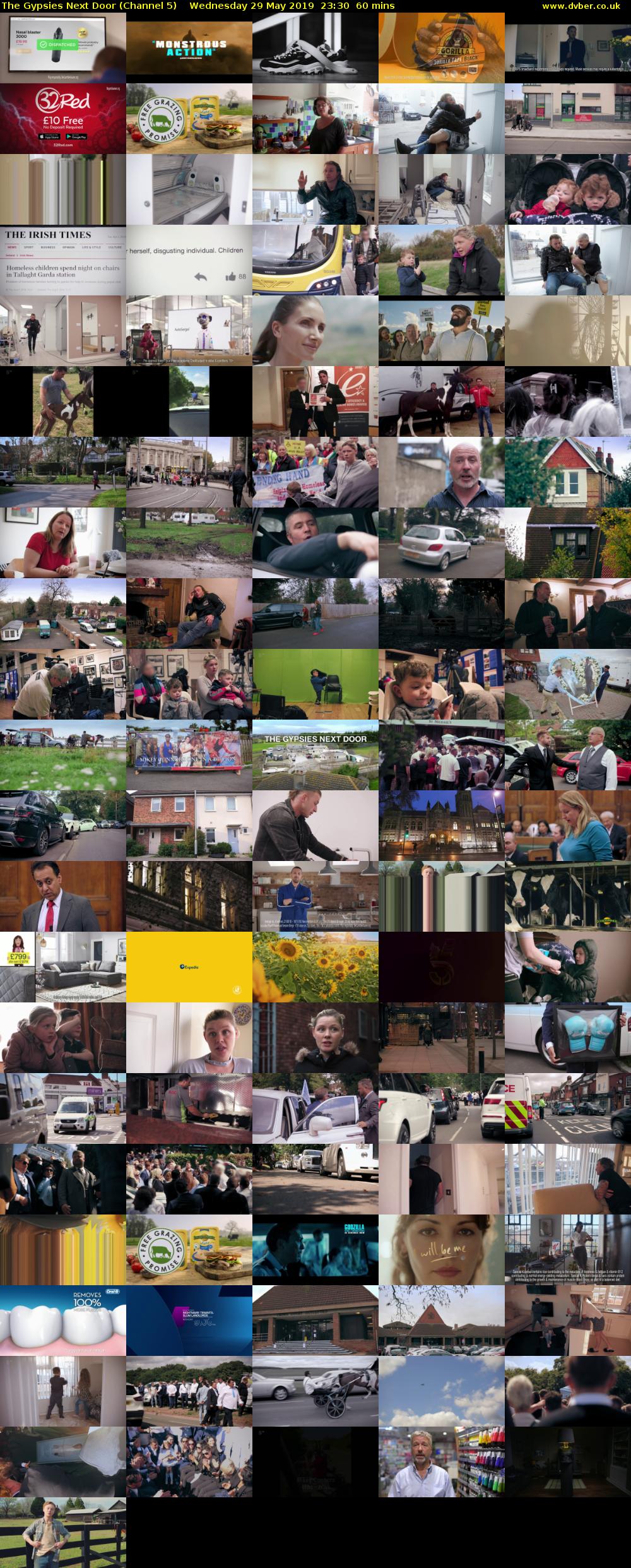 The Gypsies Next Door (Channel 5) Wednesday 29 May 2019 23:30 - 00:30