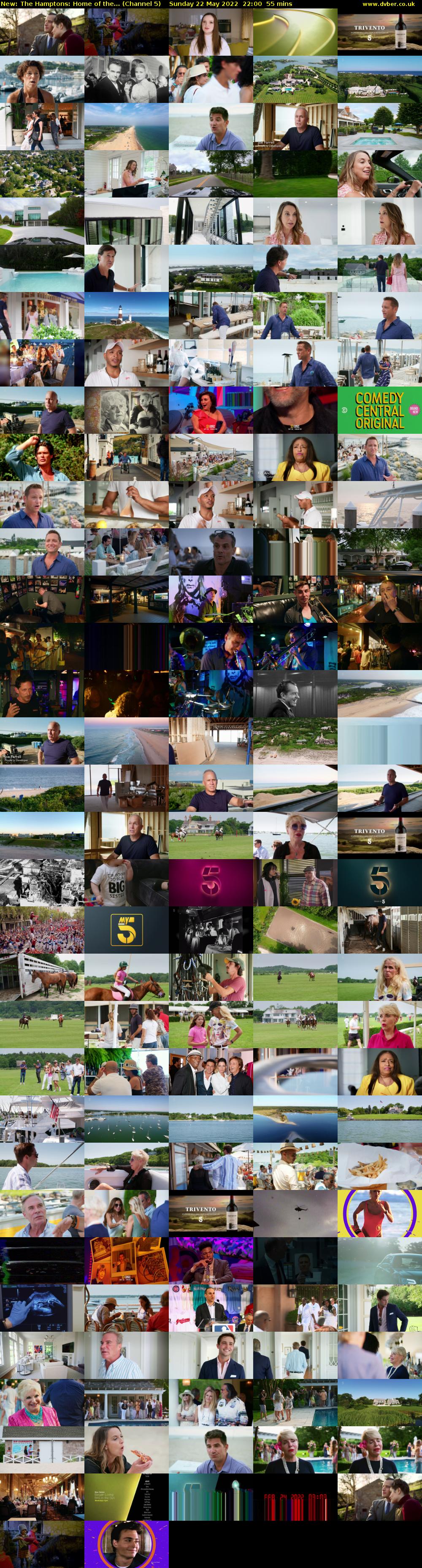 The Hamptons: Home of the... (Channel 5) Sunday 22 May 2022 22:00 - 22:55
