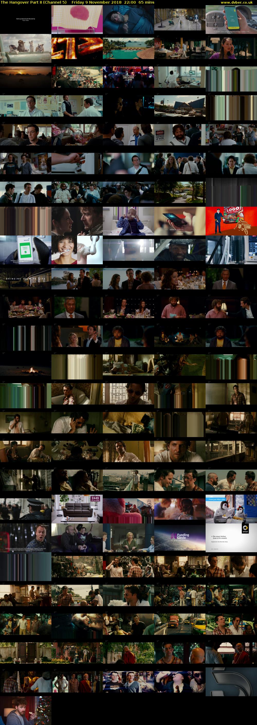 The Hangover Part II (Channel 5) Friday 9 November 2018 22:00 - 23:05
