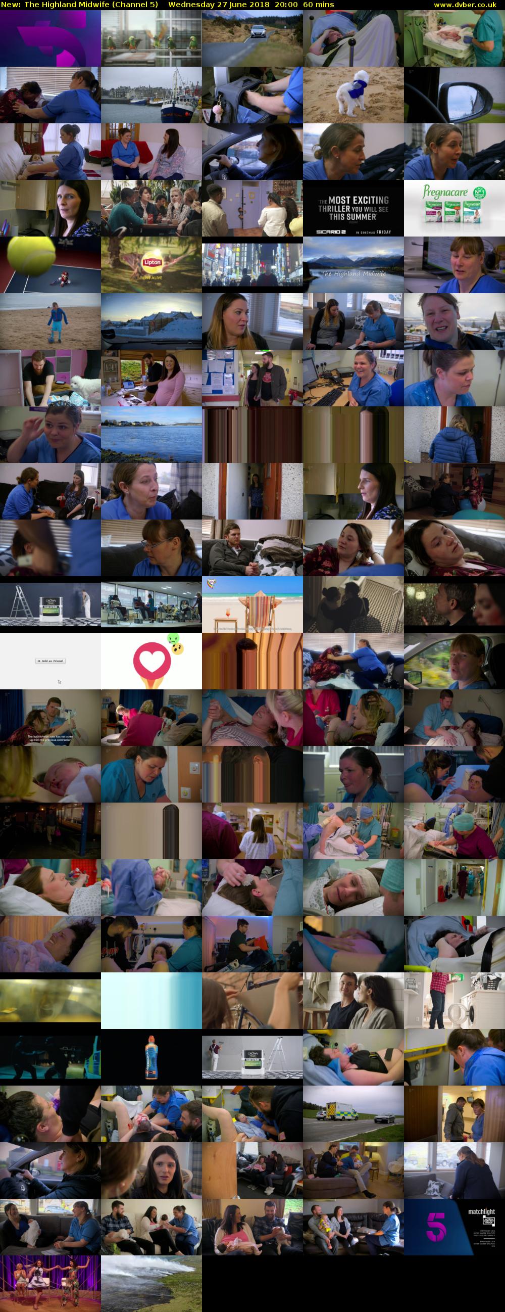 The Highland Midwife (Channel 5) Wednesday 27 June 2018 20:00 - 21:00