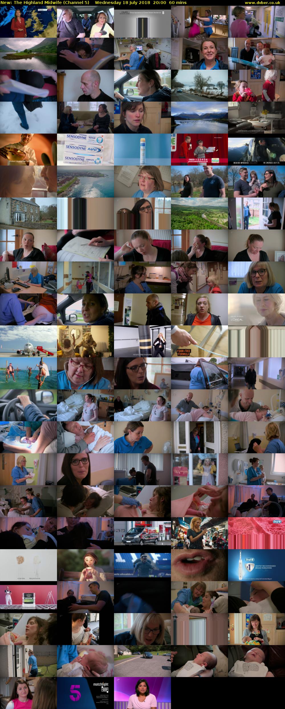 The Highland Midwife (Channel 5) Wednesday 18 July 2018 20:00 - 21:00