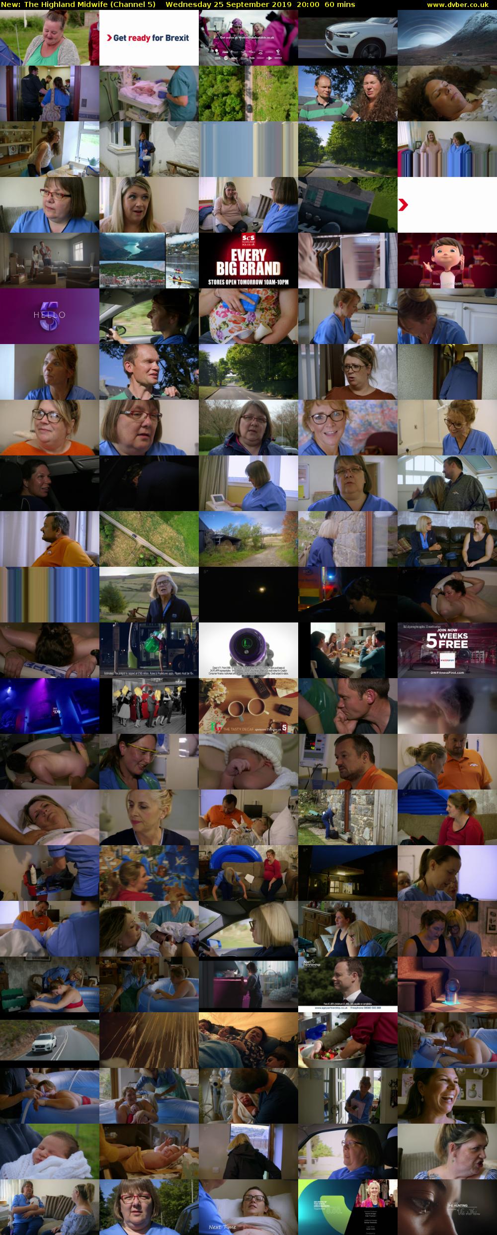 The Highland Midwife (Channel 5) Wednesday 25 September 2019 20:00 - 21:00
