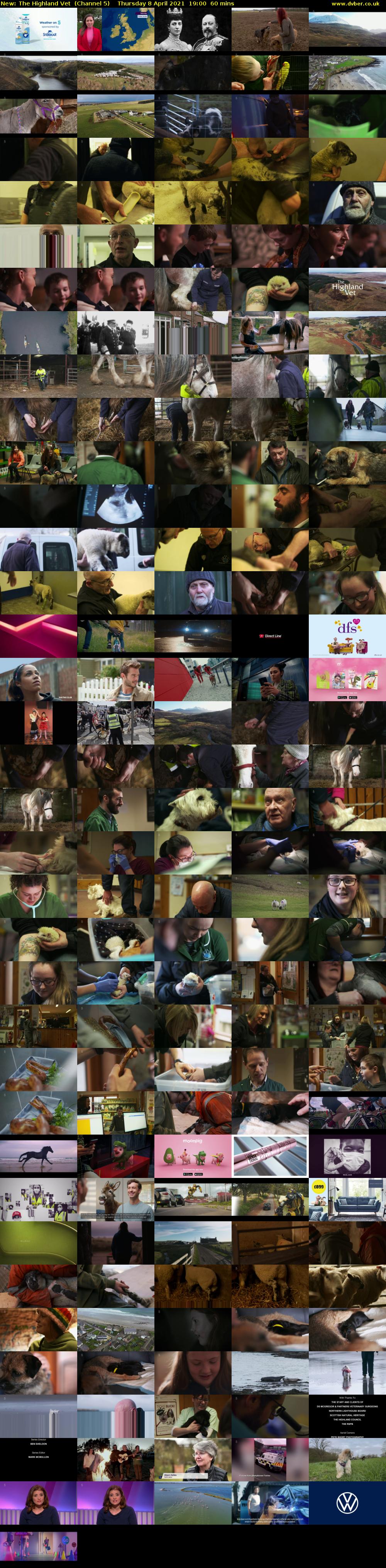 The Highland Vet (Channel 5) Thursday 8 April 2021 19:00 - 20:00