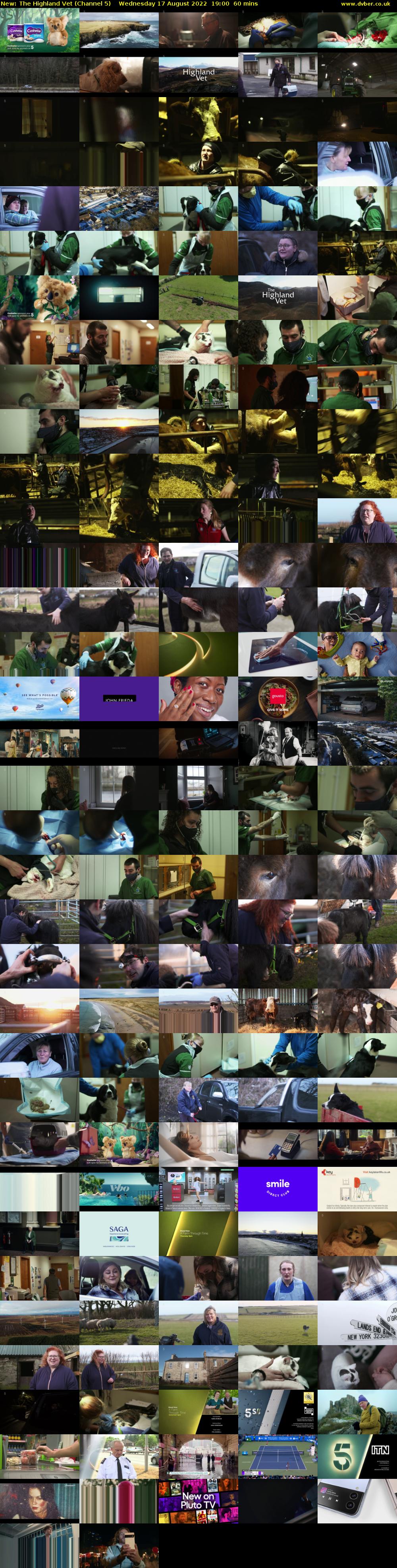 The Highland Vet (Channel 5) Wednesday 17 August 2022 19:00 - 20:00