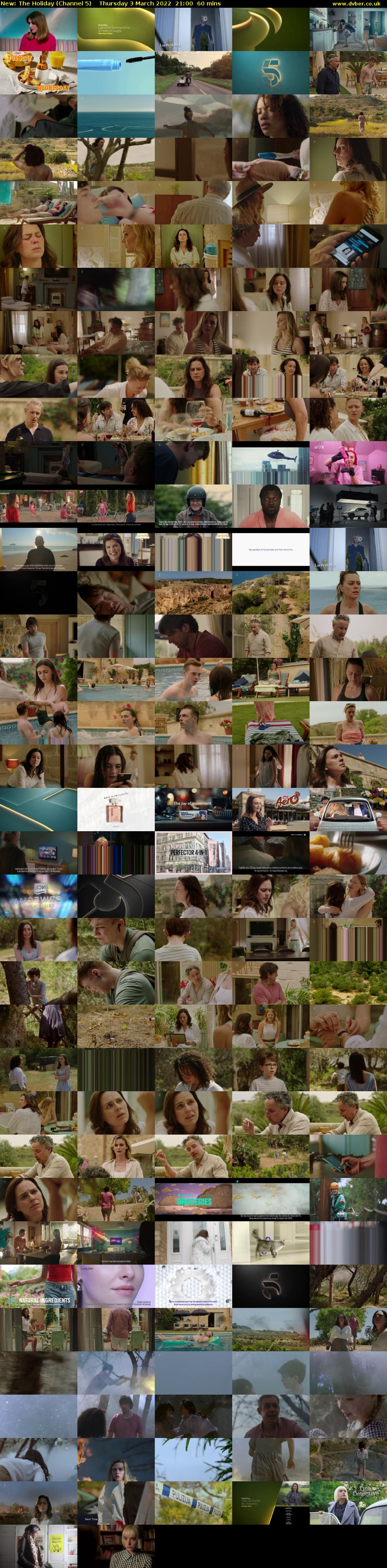 The Holiday (Channel 5) Thursday 3 March 2022 21:00 - 22:00