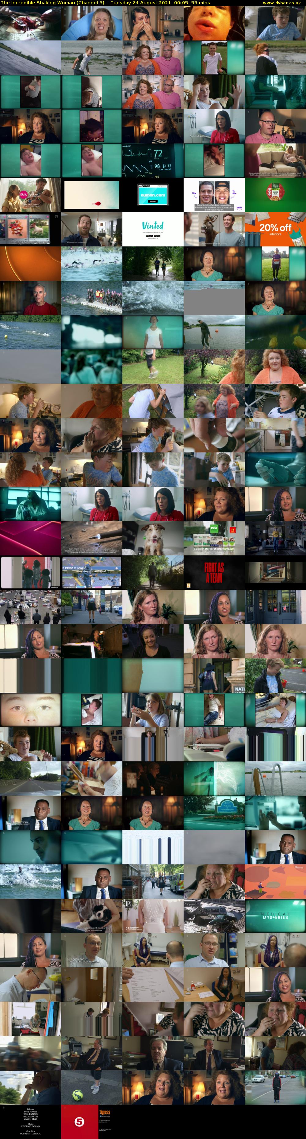 The Incredible Shaking Woman (Channel 5) Tuesday 24 August 2021 00:05 - 01:00