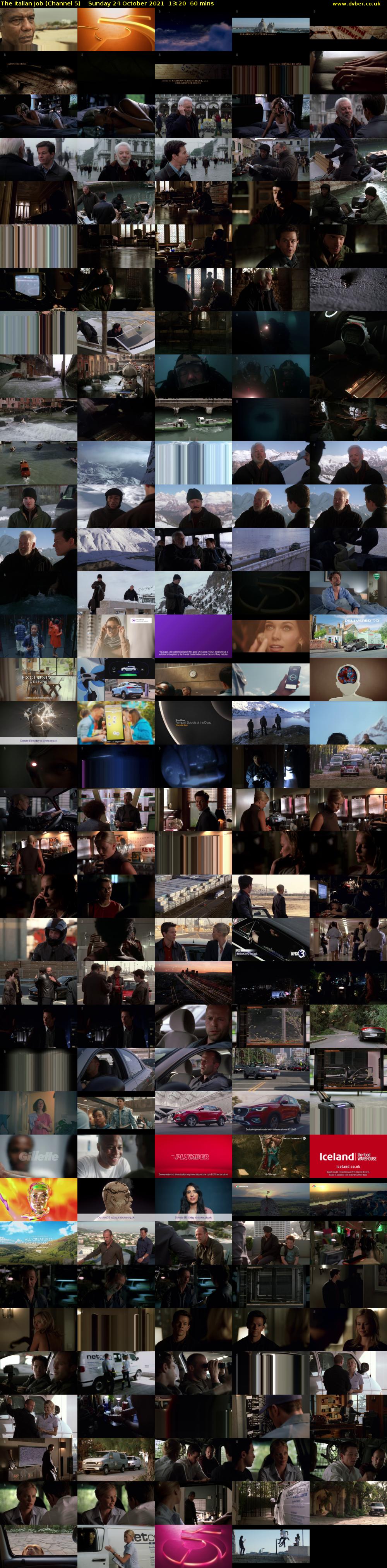 The Italian Job (Channel 5) Sunday 24 October 2021 13:20 - 14:20