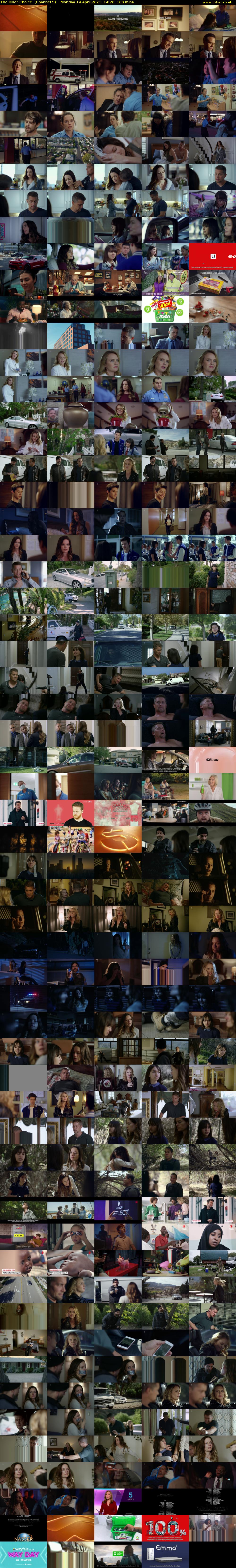 The Killer Choice  (Channel 5) Monday 19 April 2021 14:20 - 16:00